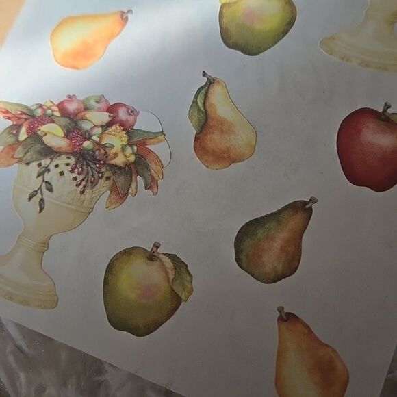 VINTAGE CREATIVE MEMORIES COUNTRY ORCHARD PHOTO MATS & STICKERS  RETIRED green - Picture 14 of 16